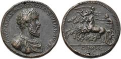 MISCELLAN NEUZEITLICHE NACHAHMUNGEN ANTIKER MÜNZEN. Paduaner. Didius Julianus, 193 n. Chr. AE Großbronze (46,99g). Padua, Schule des Cavino, 16. Jh. n. Chr. Vs.: IMP CAESAR M DID SEVERVS IVLIAN AVG P 