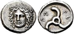 GRIECHEN LYKIEN. DYNASTEN. Perikle. 1/3 Stater (3,11g). Circa 380 - 360 v. Chr. Vs.: Bärtiger Kopf des Dynasten mit Lorbeerkranz i. V., leicht n. l. gewandt. Rs.: Lykische Umschrift "Perikle" und Tris