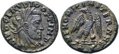 RÖMER RÖMISCHE KAISERZEIT. Divus Claudius Gothicus, ab 270 n. Chr. AE Follis (2,03g). 317 - 318 n. Chr., geprägt unter Constantin I. Mzst. Rom. Vs.: DIVO CLAVDIO OPT IMP, Kopf capite velato mit Lorbee