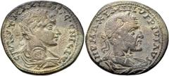 RÖMISCHE PROVINZIALPRÄGUNGEN RÖMISCHE PROVINZIALPRÄGUNGEN KILIKIEN. NINIKA-CLAUDIOPOLIS. Maximinus Thrax, 235 - 238 n. Chr. (16.10g). Vs.: IMP MAXIMINVS PIVS AVG, drapierte Panzerbüste des Maximinus T