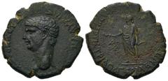 RÖMISCHE PROVINZIALPRÄGUNGEN LYKIEN. KOINON. Claudius, 41 - 54 n. Chr. ø 22mm (7.49g). Mitte 1. Jh. n. Chr. Vs.: [ΤΙΒΕΡΙΟΣ] ΚΛΑΥΔΙΟΣ ΚΑΙΣΑΡ ΣΕΒΑ[ΣΤΟΣ], Kopf n. links. Rs.: [ΠΑΤΗΡ] ΠΑΤΡΙΔΟΣ ΓΕΡΜΑΝΙΚ[ΟΣ