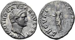 RÖMER RÖMISCHE KAISERZEIT. Otho, 69 n. Chr. Denar ø 20mm (3,37g). Mzst. Rom. Vs.: IMP M OTHO CAESAR AVG TR P, Kopf n. r. Rs.: SECVRI-TAS PR, Securitas steht mit Zepter und Kranz n. l. RIC 8; C. 17; BM