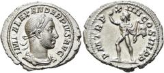 RÖMER RÖMISCHE KAISERZEIT. Severus Alexander, 222 - 235 n. Chr. Denar ø 21mm (3,28g). 235 n. Chr. Mzst. Rom. Vs.: IMP ALEXANDER PIVS AVG, drapierte Panzerbüste mit Lorbeerkranz n. r. Rs.: P M TR P XII