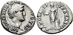 RÖMER RÖMISCHE KAISERZEIT. Otho, 69 n. Chr. Denar ø 19mm (3,62g). Mzst. Rom. Vs.: IMP M OTHO CAESAR AVG TR P, Kopf n. r. Rs.: PAX ORB-IS TERRARVM, Pax mit Zweig u. Caduceus. RIC 4; C. 3; BMC 3, BN 3.