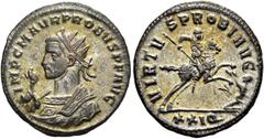 RÖMER RÖMISCHE KAISERZEIT. Probus, 276 - 282 n. Chr. Antoninian ø 21mm (4,30g). 279 n. Chr. Mzst. Siscia. Vs.: IMP C M AVR PROBVS P F AVG, Konsularbüste mit Strahlenkrone u. Adlerzepter n. l. Rs.: VIR