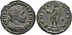 RÖMER RÖMISCHE KAISERZEIT. Constantin I., der Große, 307 - 337 n. Chr. AE Follis ø 23mm (4,83g). 310 - 312 n. Chr. Mzst. Londinium. Vs.: CONSTANTINVS P F AVG, Panzerbüste mit Lorbeerkranz n. r. Rs.: C