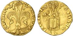 Ausländische Münzen EUROPA - ARLES - Erzbistum Stephan II. de la Garde, 1351-1359. Florin d'or o. J. Friedb. 24, Boud. 798 Gold ss