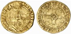 Ausländische Münzen EUROPA Belgien -BRABANT Philipp, "der Schöne", 1494-1506. Florin d'or o. J., Antwerpen.  Friedb. 47, Delm. 86   Gold   s - ss
