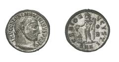 RÖMISCHE MÜNZEN (ROMAN COINS) MAXIMINUS II. DAIA (310 - 313) MAXIMINUS II. DAIA (310 - 313) Augustus (310 - 313) Follis, 312, Nicomedia. 4.97 g. IMP C GAL VAL MAXIMINVS P F AVG. Kopf mit Lorbeerkranz 