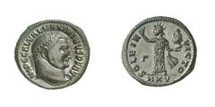 RÖMISCHE MÜNZEN (ROMAN COINS) MAXIMINUS II. DAIA (310 - 313) MAXIMINUS II. DAIA (310 - 313) Augustus (310 - 313) Follis, 312, Cyzicus. 5.05 g. IMP C GAL VAL MAXIMINVS P F AVG. Kopf mit Lorbeerkranz re