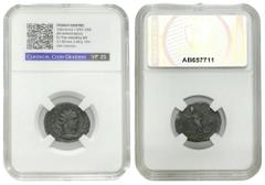 Ancient coins: Roman Empire (Rome) Roman Empire. Valerianus I (253-260) Antoninianus CCG VF25 Moneta w slabie Classical Coin Grading z notą VF25Ciemna patyna, obiegowy egzemplarz. Condition: CCG VF25 