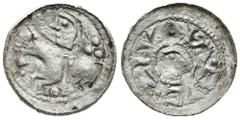 Medieval Coins - Poland POLSKA / POLAND / POLEN / POLOGNE / POLSKO Bolesław II Śmiały (1058-1080). Denar książęcy, Kraków / Cracow AW: Głowa w lewo RW: Książę na koniu Denar książęcy Bolesława Szczodr