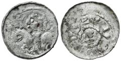 Medieval Coins - Poland POLSKA / POLAND / POLEN / POLOGNE / POLSKO Bolesław II Śmiały (1058-1080). Denar (denarius) książęcy, Krakow / Cracow AW: Głowa w lewo, legenda otokowa RW: Książę na koniu w le