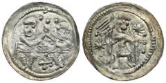 Medieval Coins - Poland POLSKA / POLAND / POLEN / POLOGNE / POLSKO Bolesław IV Kędzierzawy. Denar (denarius) 1146-1157 - VERY NICE AW: Rycerz z tarczą i proporcem, po bokach gwiazdki i kulki RW: Dwaj 
