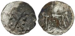 Medieval Coins - Poland POLSKA / POLAND / POLEN / POLOGNE / POLSKO Jadwiga 1382-1399. Denar (denarius), Poznan / Posen - RARITY R7 AW: Orzeł heraldyczny z głową w lewo RW: Dwa skrzyżowane klucze Niezm
