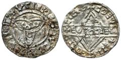 Medieval coins - World GERMANY / ENGLAND / CZECH / GERMAN / GREAT BRITIAN / Scandinavia / Skandinavien Denmark. Hardeknut (1035-1042). Denarius (Penning) - RARE AW: Węzeł gordyjski, pierścień w polu, 
