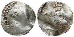 Medieval coins - World GERMANY / ENGLAND / CZECH / GERMAN / GREAT BRITIAN / Scandinavia / Skandinavien Belgium / Germany. Lttich. Otto III (983-996). Denar - RARE AW: Popiersie zwrócone w lewo, legend