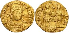 Ancient coins Ancient coins RÖMISCHEN REPUBLIK / GRIECHISCHE MÜNZEN / BYZANZ / ANTIK / ANCIENT / ROME / GREECE Rome, Anthemius 467-472 Au-Solidus Ravenna Aw.: DN ANTHEM-IVS PERET AVRw.: SALVS REI-PV-B