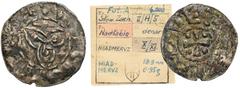 Medieval coins POLSKA/POLAND/POLEN/SCHLESIEN Słowiańszczyzna zachodnia. Hrabia Ditmar. Denar po 1048 - Nadłabie - kolekcja T. Kałkowskiego Denar o znakomitej proweniencje kolekcji T. Kałkowskiego Rzad
