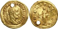 Collection of Ancient coins Collection of Ancient coins RÖMISCHEN REPUBLIK / GRIECHISCHE MÜNZEN / BYZANZ / ANTIK / ANCIENT / ROME / GREECE Roman Empire. Trajan Decjusz (249-251). Aureus 250, Rome Aw.: