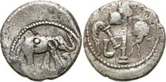 Ancient coins: Roman Republic (Rome) RÖMISCHEN REPUBLIK / GRIECHISCHE MÜNZEN / BYZANZ / ANTIK / ANCIENT / ROME / GREECE / RÖMISCHEN KAISERZEIT / CELTISHE / BIBLISHE Roman Republic, Denar, Gaius Julius