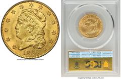 Early Half Eagles 1826 $5 BD-1, R.5 -- Repaired -- PCGS Genuine. Unc Details. Ex: Harry W. Bass, Jr. Collection. Bass-Dannreuther Die State a/e with the reverse lapped having, per Harry Bass, "most of