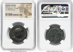 Ancients Roman Imperial Balbinus (April-July AD 238). AE sestertius (30mm, 19.60 gm, 12h). NGC Choice Fine 5/5 - 4/5. Rome, AD 238. IMP CAES D CAEL BALBINVS AVG, laureate, draped and cuirassed bust of