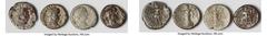 Ancients Ancient Lots ANCIENT LOTS. Roman Provincial. Egypt. Alexandria. Lot of four (4) BI tetradrachms. VG-Fine, scratches, deposits. Includes: Four Alexandrian BI tetradrachms, various rulers, year