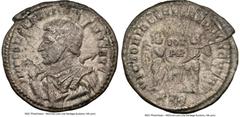 Ancients Roman Imperial Constantine I the Great, as Augustus (AD 307-337). BI argenteus (18mm, 11h). NGC XF. Trier, AD 310-313. IMP CONSTANT-INVS AVG, cuirassed bust of Constantine left, wearing helme