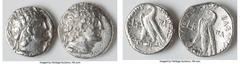 Ancients Ancient Lots ANCIENT LOTS. Greek. Ptolemaic Kingdom. Lot of two (2) AR tetradrachms. VF-XF, polished, porosity. Includes: Two AR tetradrachms, different rulers and types. Total of two (2) coi