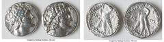 Ancients Ancient Lots ANCIENT LOTS. Greek. Ptolemaic Kingdom. Lot of two (2) AR tetradrachms. VF-XF, polished. Includes: Two tetradrachms, different rulers and types. Total of two (2) coins in lot. SO