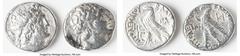 Ancients Ancient Lots ANCIENT LOTS. Greek. Ptolemaic Kingdom. Lot of two (2) AR tetradrachms. VF, polished. Includes: Two AR tetradrachms, different rulers and types. Total of two (2) coins in lot. SO
