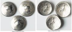 Ancients Ancient Lots ANCIENT LOTS. Lower Danube. Uncertain Celtic Tribe. Ca. 3rd-2nd centuries BC. Lot of three AR tetradrachms. Fair, marks. Includes: Three Celtic tetradrachms, in the names and typ