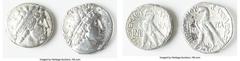 Ancients Ancient Lots ANCIENT LOTS. Greek. Ptolemaic Kingdom. Ptolemy VIII Euergetes II (Physcon) (170-116 BC). Lot of two (2) AR tetradrachms. Fine, polished, scratches. Includes: Two AR tetradrachms