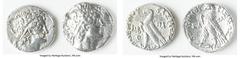 Ancients Ancient Lots ANCIENT LOTS. Greek. Ptolemaic Kingdom. Lot of two (2) AR tetradrachms. Fine-VF, polished. Includes: Two AR tetradrachms, different rulers and types. Total of two (2) coins in lo