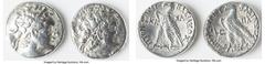 Ancients Ancient Lots ANCIENT LOTS. Greek. Ptolemaic Kingdom. Lot of two (2) AR tetradrachms. Choice Fine-VF, polished. Includes: Two AR tetradrachms, different rulers and types. Total of two (2) coin