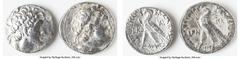 Ancients Ancient Lots ANCIENT LOTS. Greek. Ptolemaic Kingdom. Lot of two (2) AR tetradrachms. Choice Fine, polished. Includes: Two AR tetradrachms, different rulers and types. Total of two (2) coins i