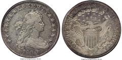 Early Dollars 1800 $1 B-2, BB-182, R.6, XF40 NGC. Ex: Jules Reiver Collection. Bowers Die State II. The Reiver plate coin for the reverse of this die variety. Bright silver on the obverse devices, whi