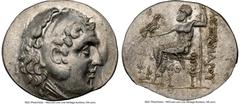 Ancients Greek LYCIA. Phaselis. Ca. 218-185 BC. AR tetradrachm (32mm, 12h). NGC XF, die shift. Posthumous issue in the name and types of Alexander III the Great of Macedon, dated Civic Year 1 (218/7 B