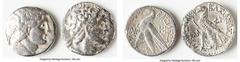 Ancients Ancient Lots ANCIENT LOTS. Greek. Ptolemaic Egypt. Lot of two (2) AR tetradrachms. Fine-Choice Fine, polished. Includes: Two AR tetradrachms, different rulers and types. Total of two (2) coin
