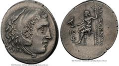 Ancients Greek LYCIA. Phaselis. Ca. 218-185 BC. AR tetradrachm (35mm, 16.75 gm, 11h). NGC AU 4/5 - 4/5. Late posthumous issue of Phaselis in the name and types of Alexander III the Great of Macedon, d
