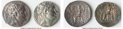 Ancients Ancient Lots ANCIENT LOTS. Greek. Seleucid Kingdom. Lot of two (2) AR tetradrachms. Fine-Choice Fine. Includes: Two Seleucid AR tetradrachms, different rulers and types. Total of two (2) coin