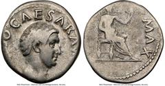 Ancients Roman Imperial Otho (January-April AD 69). AR denarius (17mm, 3.22 gm, 6h). NGC Choice Fine 3/5 - 4/5. Rome, 9 March 69 AD. IMP OTHO CAESAR AVG TR P, bare, bewigged head of Otho right / PONT-