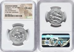 Ancients Ancient Lots ANCIENT LOTS. Oriental. Sasanian Kingdom. Yazdgard (Yazdgird) I (AD 399-420). Lot of three (3) AR drachms. NGC Choice AU. 1) SASANIAN KINGDOM. Yazdgard (Yazdgird) I (AD 399-420).
