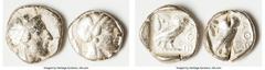 Ancients Ancient Lots ANCIENT LOTS. Greek. Attica. Athens. Lot of two (2) AR tetradrachms. Fine-Choice Fine. Includes: Two Athenian AR tetradrachms. SOLD AS IS, NO RETURNS. HID05401242017 © 2024 Herit