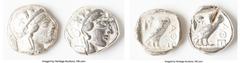 Ancients Ancient Lots ANCIENT LOTS. Greek. Attica. Athens. Lot of two (2) AR tetradrachms. Fine-Choice Fine, test cut. Includes: Two Athenian AR tetradrachms. SOLD AS IS, NO RETURNS. HID05401242017 © 