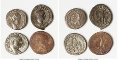 Ancients Ancient Lots ANCIENT LOTS. Roman Provincial. Lot of four (4) BI tetradrachms. VG-Choice Fine. Includes: Four Roman Provincial BI tetradrachms, various emperors and types. SOLD AS IS, NO RETUR