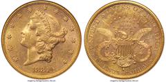 Liberty Double Eagles 1884-S $20 MS62 NGC. The 1884-S is an available date among 1880s-era double eagles with a mintage of 916,000 pieces. A substantial Mint State population survives, although many o