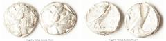 Ancients Ancient Lots ANCIENT LOTS. Greek. Attica. Athens. Lot of two (2) AR tetradrachms. Choice Fine-VF, test cuts, countermark. Includes: Two Athenian AR tetradrachms. SOLD AS IS, NO RETURNS. HID05
