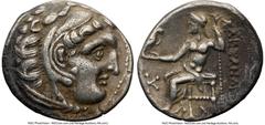 Ancients Ancient Lots ANCIENT LOTS. Greek. Macedonian Kingdom. Alexander III the Great (336-323 BC). Lot of two (2) AR drachms. NGC Choice Fine-VF. 1) MACEDONIAN KINGDOM. Alexander III the Great (336-